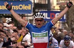 Thomas Voeckler gagne la quatri�me �tape de Paris-Nice 2011